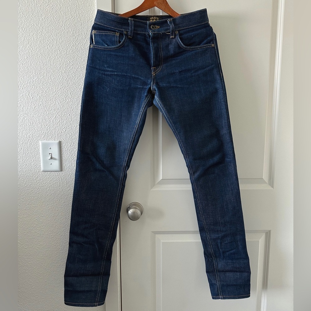BRAVE STAR SELVAGE The Slim Taper 21.5oz Heavyweight Selvedge Denim